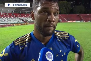 Thiago chora após voltar a fazer gol pelo Cruzeiro: ‘Senti no coração’