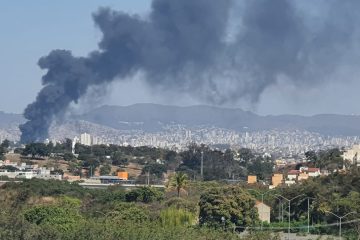 Incêndio atinge empresa de turismo em Belo Horizonte