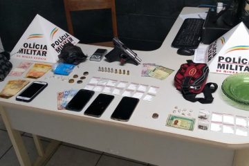 Polícia detém suspeitos, apreende arma e drogas no São Bento