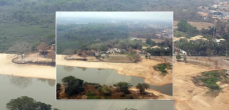 Crise hídrica: em meio às queimadas, o Rio Paraguai seca