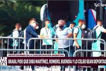 Anvisa pede deportação de argentinos horas antes de jogo contra o Brasil