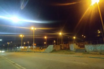 Quadra do Baú ganha nova iluminação com lâmpadas de led