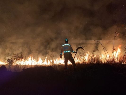 Força-tarefa para combate de incêndios em MG