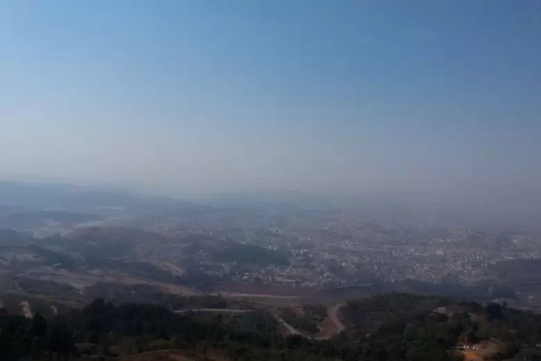 Nuvem de fumaça: queimadas em Itabira aumentam a poluição do ar