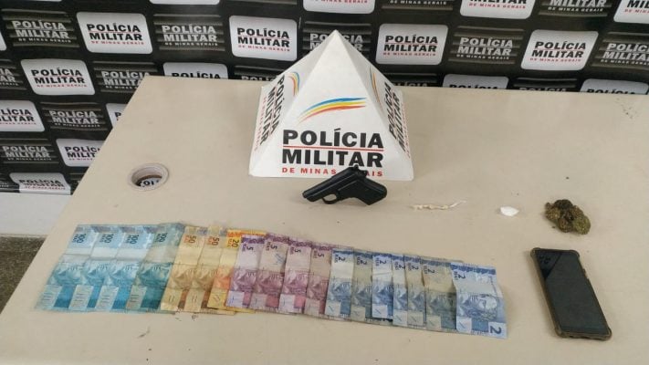 Polícia Militar prende dois suspeitos de traficarem drogas e armas em Monlevade