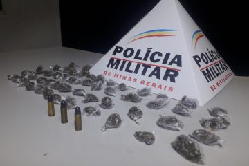 PM apreende drogas e munições durante operação em Itabira