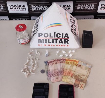 Polícia Militar pega em flagrante suspeitos de tráfico de drogas em Monlevade