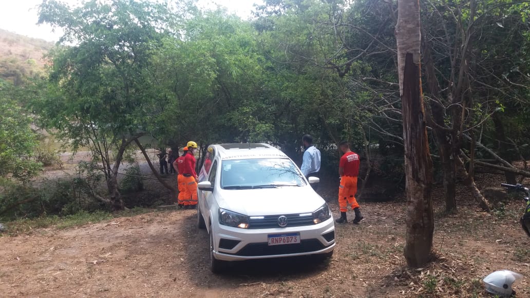 Corpo do jovem é encontrado na região da cachoeira do Taquaril
