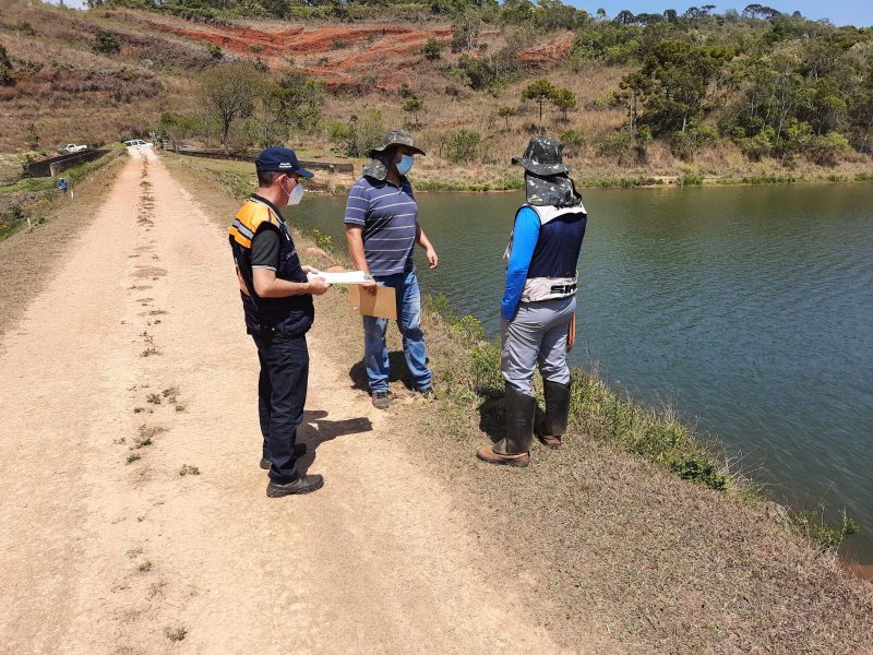 Barragem de água em Paraisópolis está em nível 3 de emergência