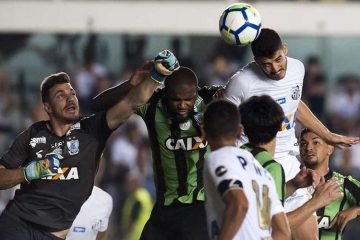 Última visita: com 26% de posse e dois chutes, América bateu Santos na Vila