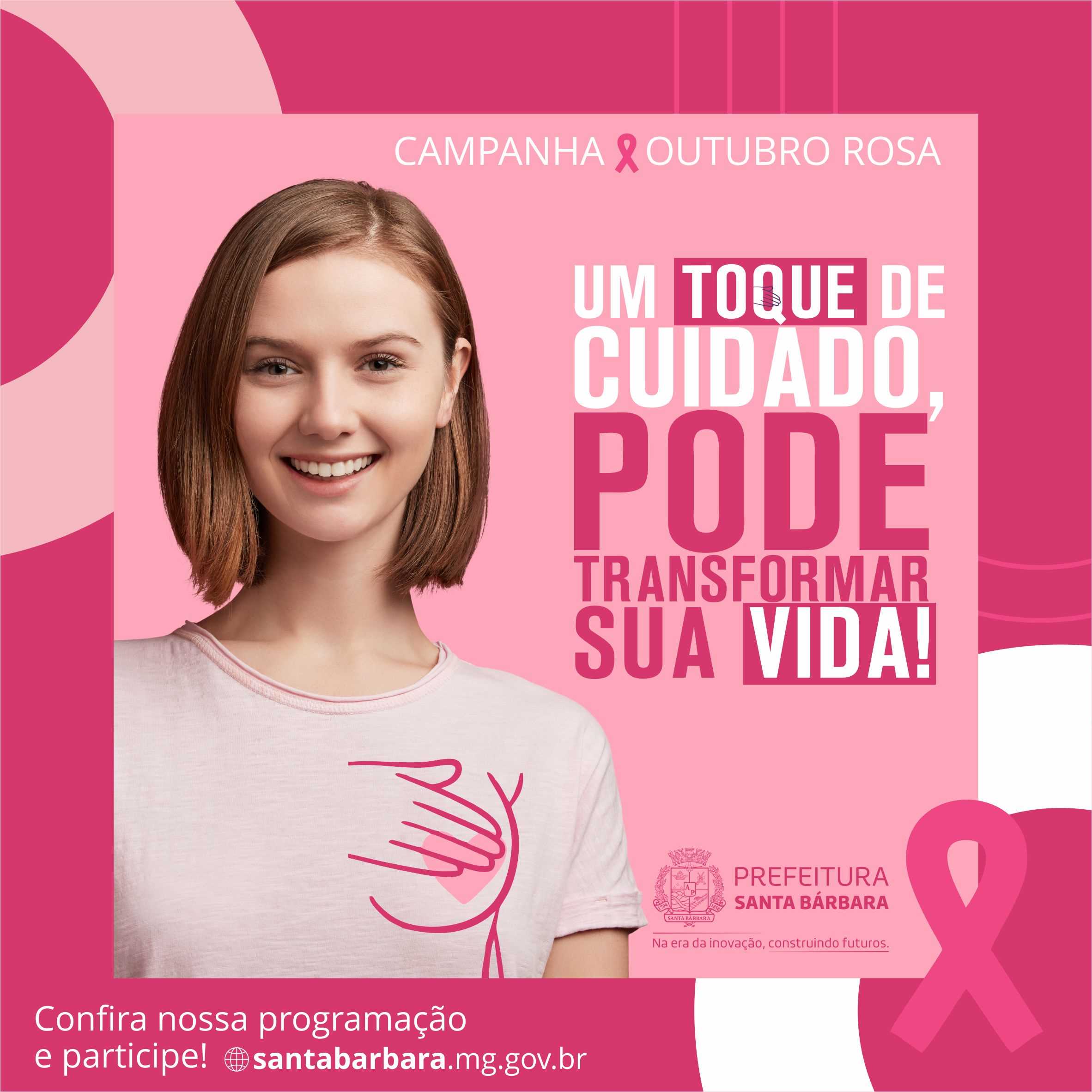 Confira a programação do Outubro Rosa em Santa Bárbara