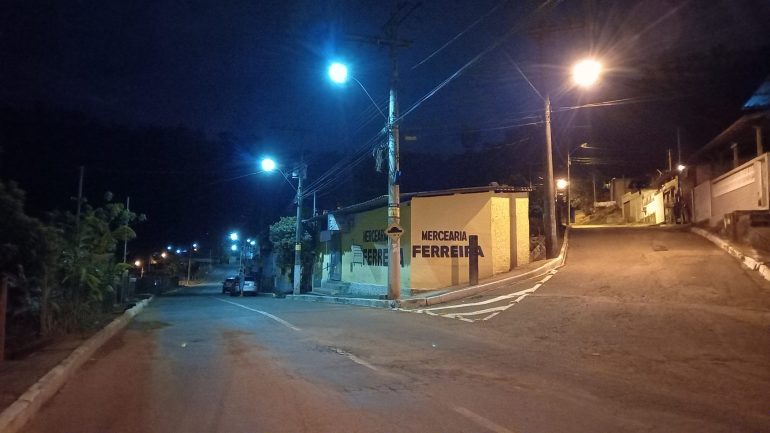 Jacuí é o primeiro bairro de Monlevade a ter 100% de iluminação de LED