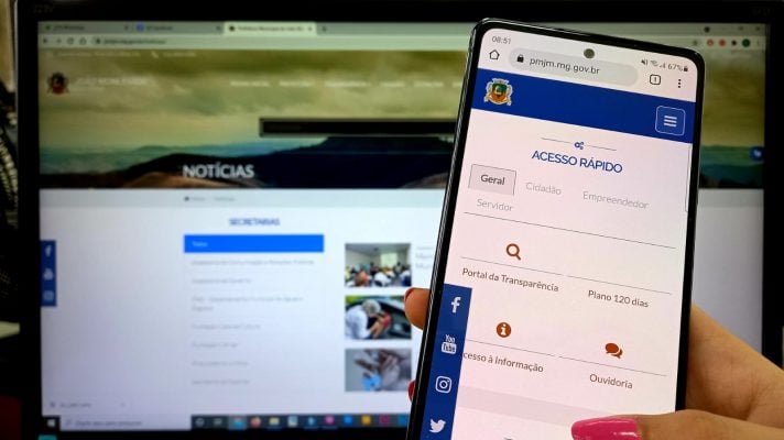 Ficou bacana! Prefeitura de Monlevade lança novo site; confira