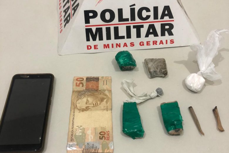 Suspeito de tráfico de drogas é preso em Catas Altas