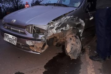 Motociclista é socorrido em estado grave após acidente na 105