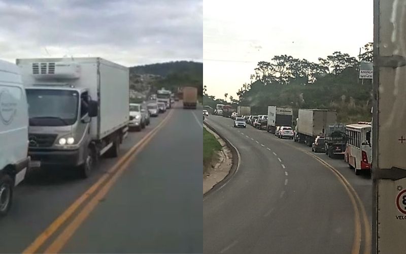 Mineiros enfrentam engarrafamentos e filas na saída para o feriado