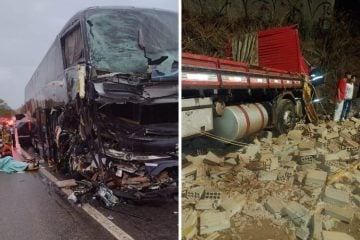 Acidentes causam transtornos nas rodovias mineiras nesse sábado