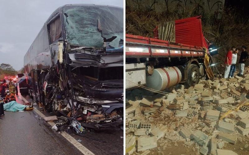 Acidentes causam transtornos nas rodovias mineiras nesse sábado