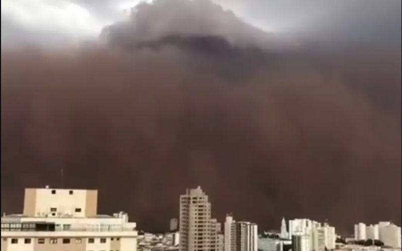 Interior de SP: quatro morrem durante tempestade de poeira