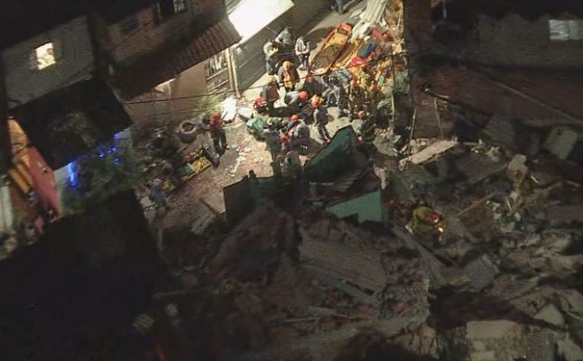 Uma pessoa morre em desabamento de sobrado em Paraisópolis