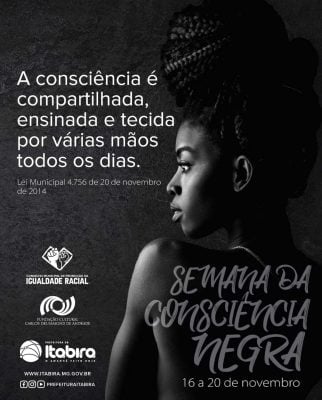 Confira a programação da Semana da Consciência Negra em Itabira