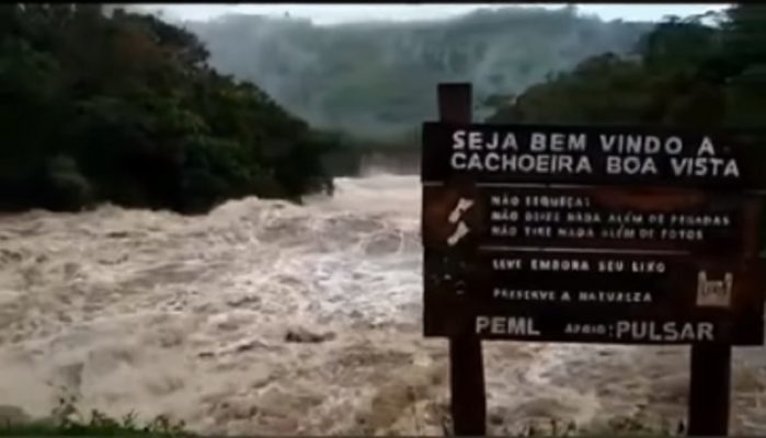 Corpo de Bombeiros alerta para os perigos em cachoeiras