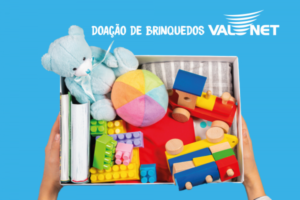 Valenet realiza campanha de doação de brinquedos