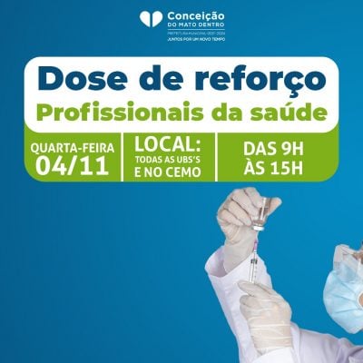 Conceição: confira o calendário de vacinação para segunda dose da AstraZeneca