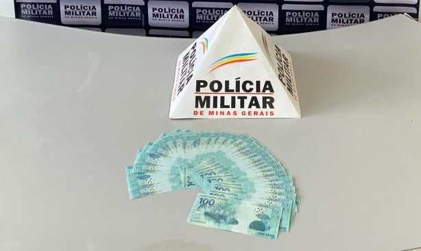 Polícia Militar intercepta entrega de notas falsas em Itabira