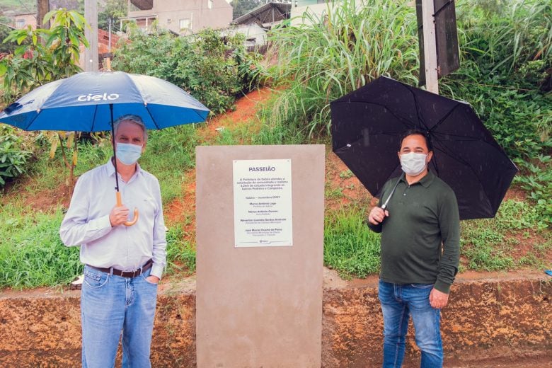 MG-129: calçada que liga Pedreira ao Campestre é concluída