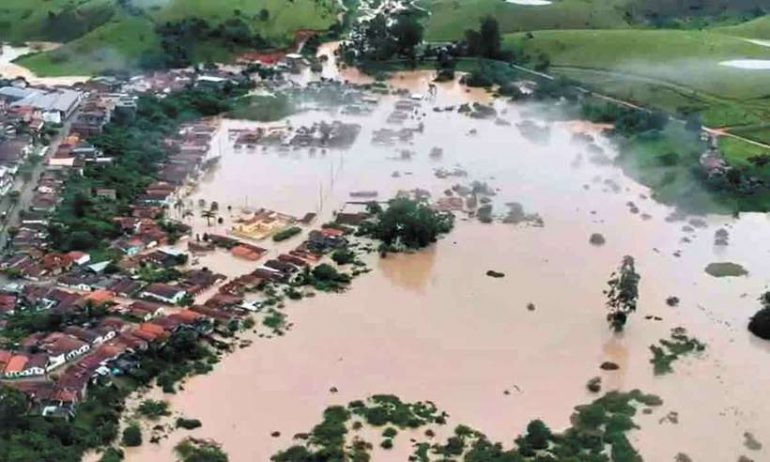 Cidades mineiras sob situação de risco por conta de fortes chuvas
