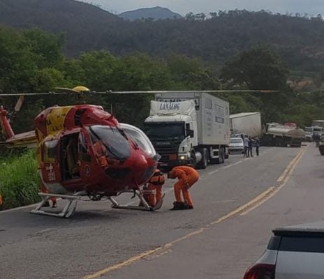 Bombeiros confirmam três óbitos em acidente na BR-381, em Sabará