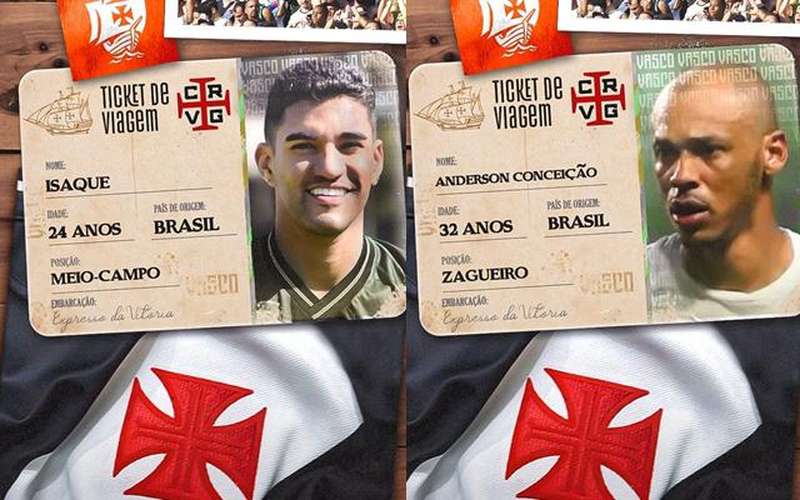 Vasco anuncia mais dois reforços para a temporada 2022