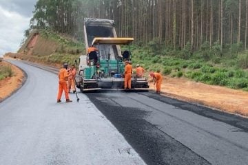 DER-MG reinicia obras em estrada que liga Barão de Cocais a Caeté