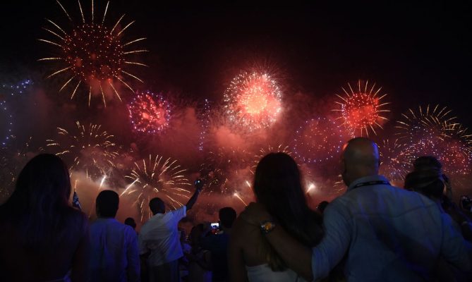 Rio de Janeiro inicia interdições para o réveillon em Copacabana