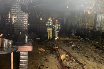 Bar Gilboa, na região Centro-Sul de BH, fica destruído após incêndio