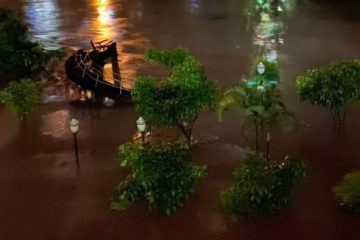 Ponte desaba e drama de Nova Era aumenta diante das chuvas