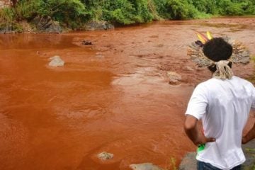 Aldeia indígena alaga e 45 pessoas ficam ilhadas, em São Joaquim de Bicas