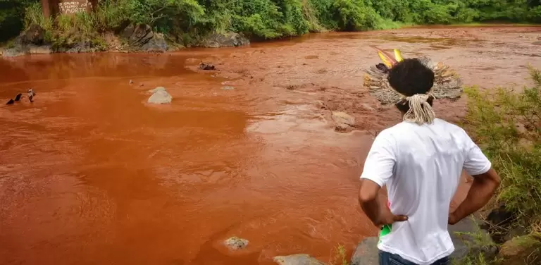 Aldeia indígena alaga e 45 pessoas ficam ilhadas, em São Joaquim de Bicas