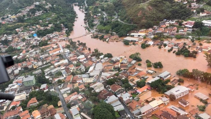 Chuvas em Minas: mais da metade dos municípios do Estado estão em situação de emergência