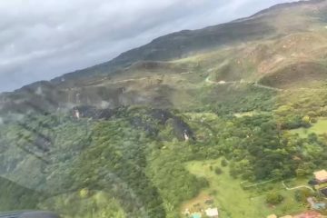 Homem morre e mulher sofre queimaduras após raio cair na Serra do Cipó