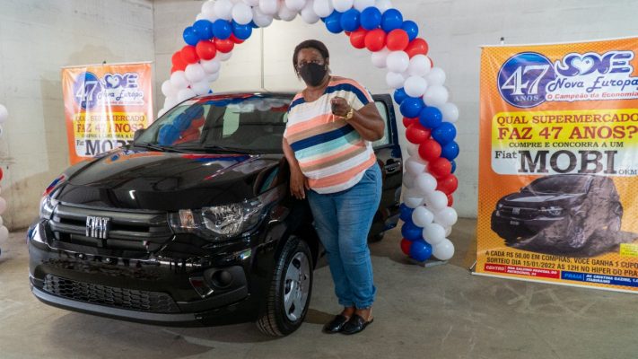 Nova Europa comemora 47 anos sorteando um Fiat Mobi