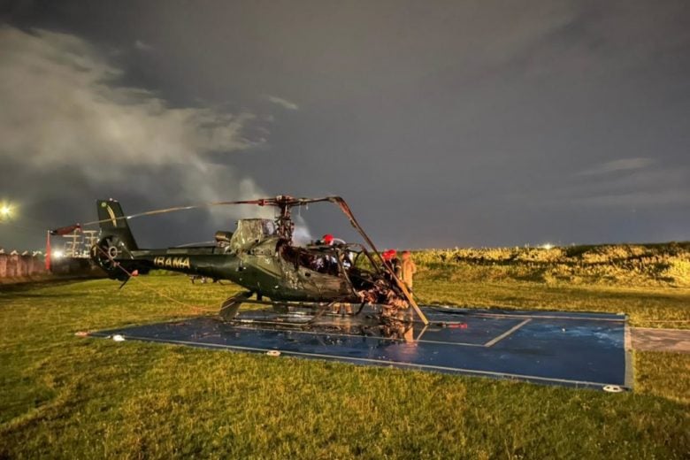 Helicóptero do Ibama é incendiado em aeroclube no Amazonas