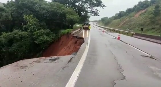 rodovias interditadas em MG