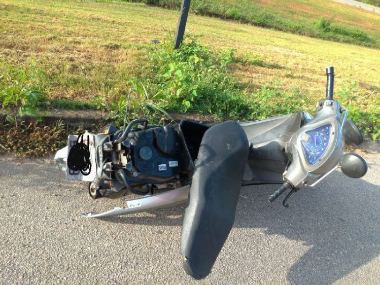 Mulher é socorrida em estado grave após acidente na BR-262