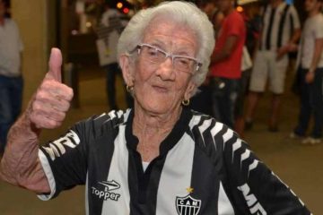 ‘Vovó do Galo’, torcedora-símbolo do Atlético, morre aos 101 anos