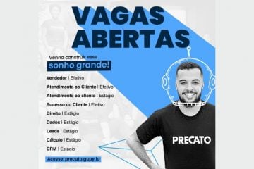 Precato abre mais de 40 vagas de emprego em Itabira