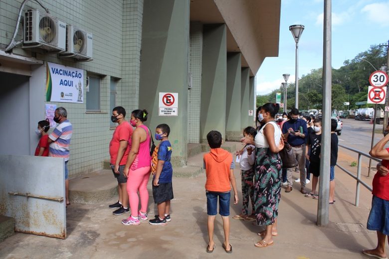 Covid: João Monlevade vacina crianças de até 6 anos sem comorbidades