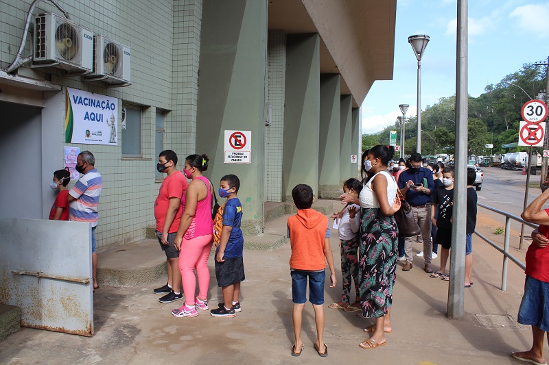 Covid: João Monlevade vacina crianças de até 6 anos sem comorbidades