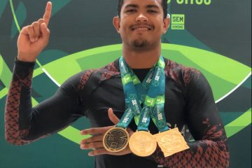 Primeiros ouros do ano! Monlevadense John Maycon é campeão Sul-Brasileiro de Jiu-Jitsu